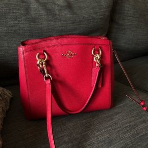 Red Coach crossbody